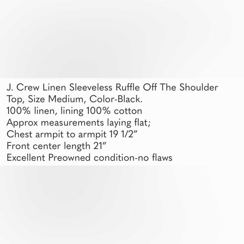 J. Crew Linen Convertible Ruffle Top - Picture 7 of 7